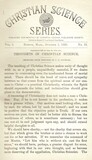 Christian Science Series, Vol. 1, No. 11