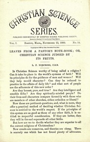 Christian Science Series, Vol. 1, No. 14