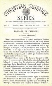 Christian Science Series, Vol. 1, No. 16
