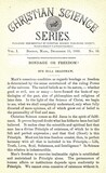 Christian Science Series, Vol. 1, No. 16