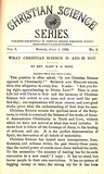 Christian Science Series, Vol. 1, No. 5