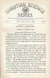 Christian Science Series, Vol. 1, No. 9