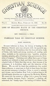 Christian Science Series, Vol. 1, No. 20