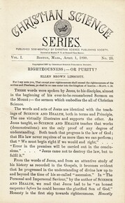 Christian Science Series, Vol. 1, No. 23