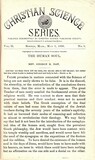 Christian Science Series, Vol. 2, No. 1