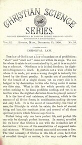 Christian Science Series, Vol. 2, No. 16