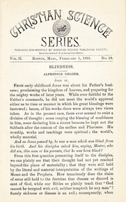 Christian Science Series, Vol. 2, No. 19