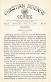 Christian Science Series, Vol. 2, No. 19