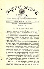 Christian Science Series, Vol. 2, No. 2