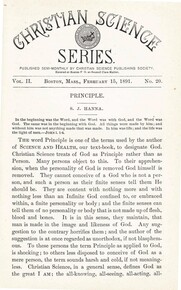 Christian Science Series, Vol. 2, No. 20
