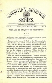Christian Science Series, Vol. 2, No. 4