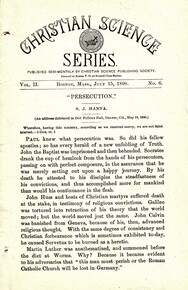 Christian Science Series, Vol. 2, No. 6