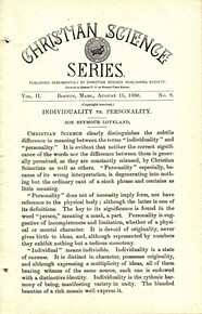Christian Science Series, Vol. 2, No. 8