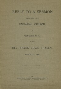 Reply to a sermon