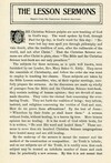 The lesson sermons