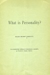 What is personality?