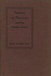 Answers to questions concerning Christian Science