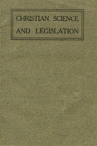 Christian Science and legislation