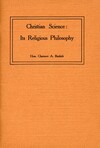Christian Science: Its Religious Philosophy