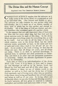 The divine idea and the human concept