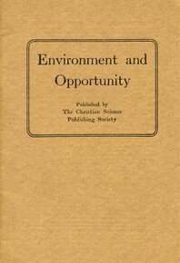 Environment and opportunity