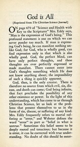God is all