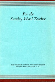 For the Sunday School teacher