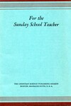 For the Sunday School teacher