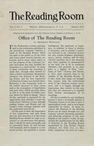 Office of The Reading Room