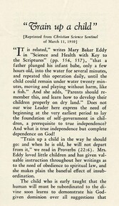 "Train up a child"