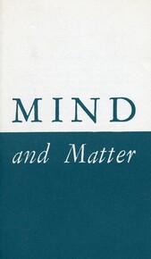 Mind and matter
