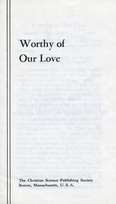 Worthy of our love