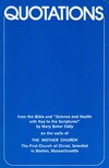 Quotations from the Bible and "Science and Health with Key to the Scriptures" by Mary Baker Eddy on the walls of The Mother Church, the First Church...