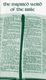 The inspired Word of the Bible